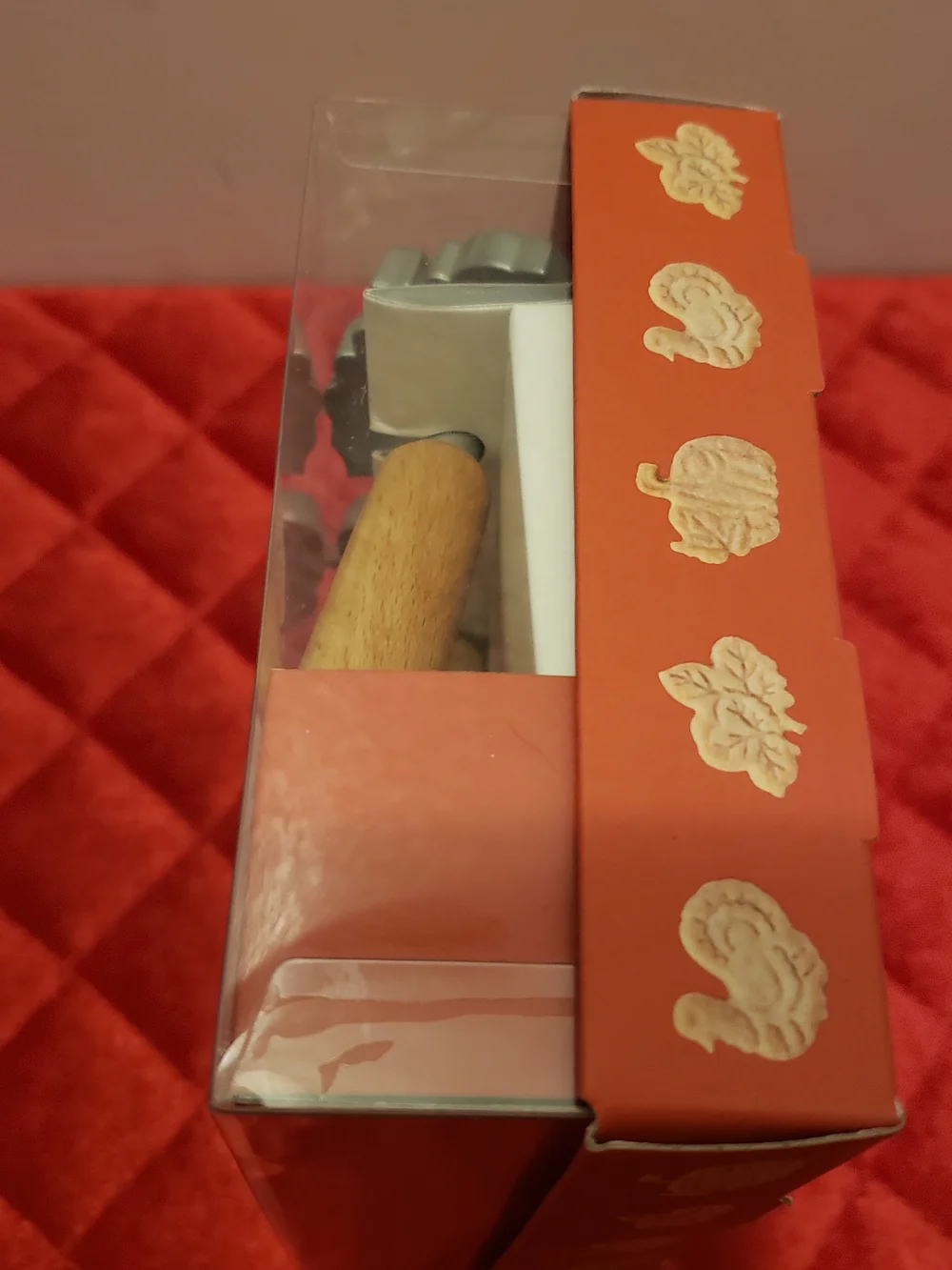 Williams-Sonoma Heirloom Autumn Piecrust Cutters - Wood Handles